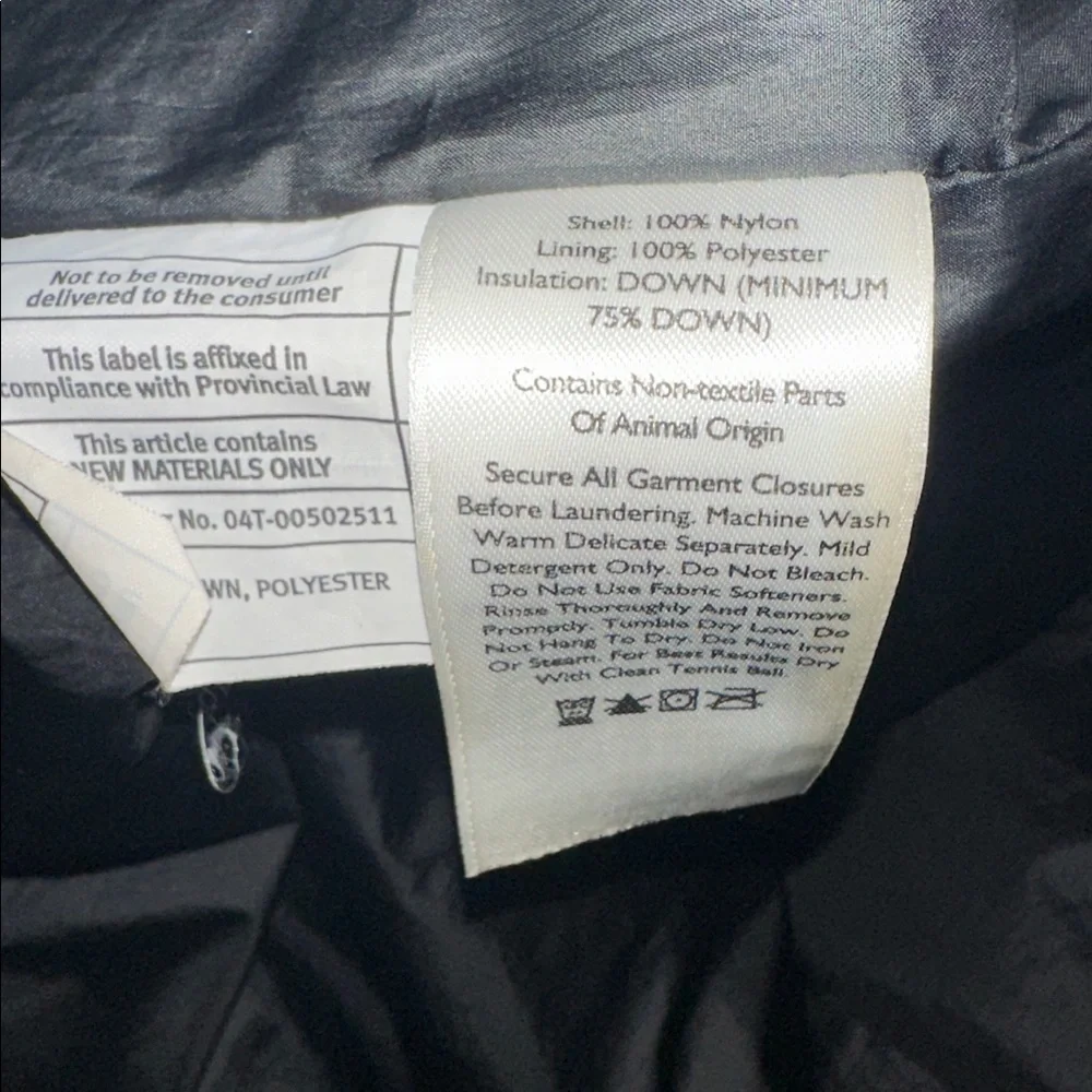 EDDIE BAUER Jacket Mens‎ Large Hooded Down Insulated Puffer Black